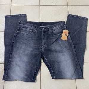 Levi Strauss 559 Jeans Mens Black Wash Straight Leg W34 L36 Denim Pants